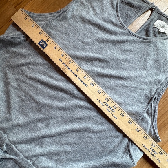 Lou & Grey Sleeveless Heather Gray Romper Large - Picture 5 of 6